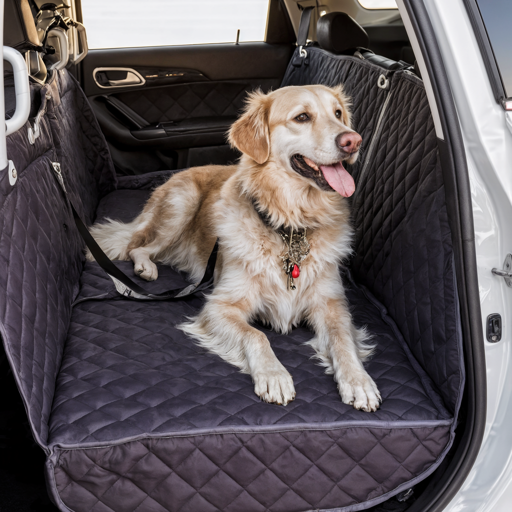 Waterproof Dog Car Seat Cover – Full Backseat Protection