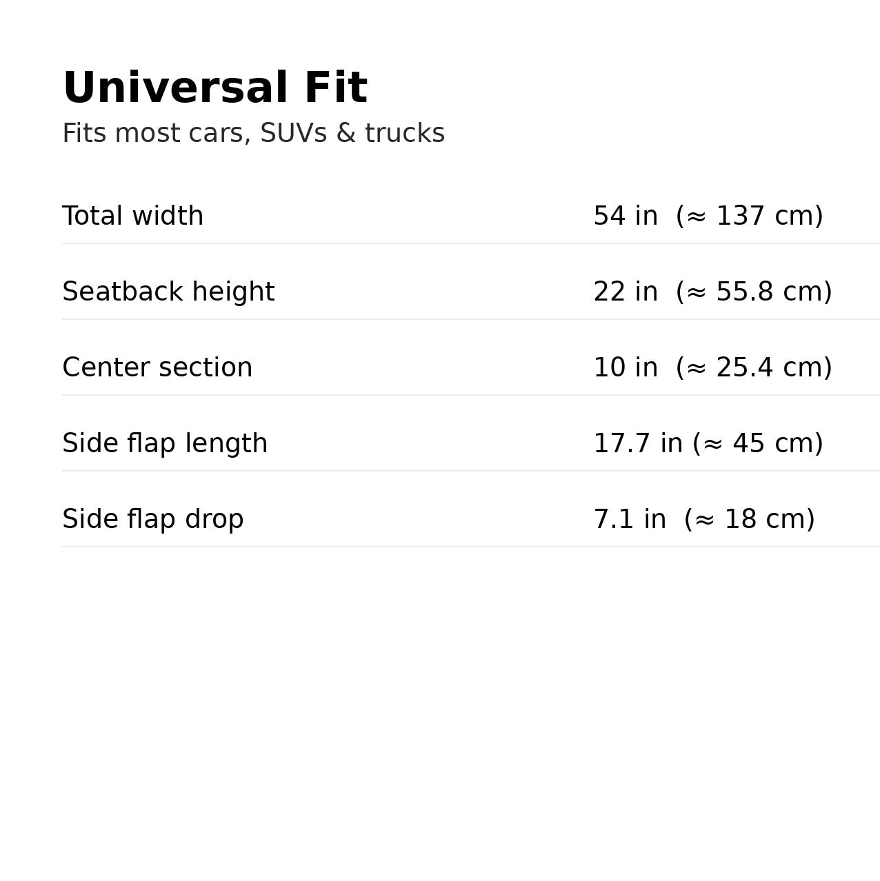 Waterproof Dog Car Seat Cover – Full Backseat Protection